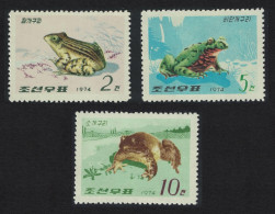 Korea Amphibians 3v 1974 MNH SG#N1276-N1278 - Korea, North