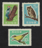 Korea Woodpecker Oriole Owl Birds 3v 1960 MNH SG#N268-N270 - Korea (Nord-)