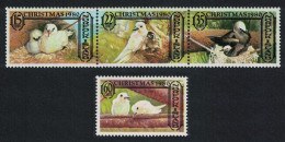 Norfolk Tropic Birds Terns Noddy Christmas Strip Of 3v 1980 MNH SG#254-257 MI#257-260 Sc#273-276 - Isola Norfolk