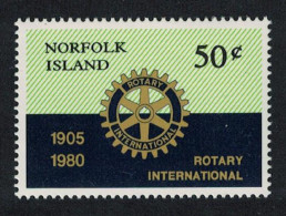 Norfolk 75th Anniversary Of Rotary International 1980 MNH SG#235 Sc#255 - Norfolkinsel