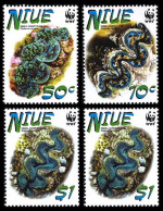 Niue WWF Small Giant Clam 4v 2002 MNH SG#909-912 MI#973-976 Sc#769 A-d - Niue