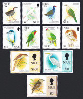 Niue Swamphen Rail Pigeon Dove Kingfisher Owl Birds 11v 1992 MNH SG#718-729 - Niue