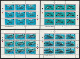 Niue WWF Pacific Dolphins 4v Sheetlets 1993 MNH SG#763-766 MI#822-825 Sc#651-654 - Niue