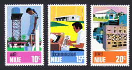 Niue Utilities 3v 1976 MNH SG#208-210 Sc#189-191 - Niue