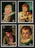 Niue Paintings International Year Of The Child 4v 1979 MNH SG#279-282 Sc#B8-B11 - Niue