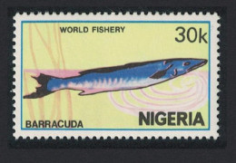 Nigeria Barracuda Fish 1983 MNH SG#461 - Nigeria (1961-...)