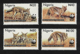 Nigeria WWF Side-striped Jackal 4v 2003 MNH SG#809-812 MI#762-765 Sc#759-762 - Nigeria (1961-...)
