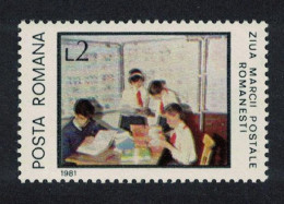 Romania Stamp Day Strong Colour Shift RARR 1981 MNH SG#4667 - Unused Stamps