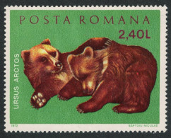 Romania Brown Bear Cubs 1972 MNH SG#3890 - Unused Stamps