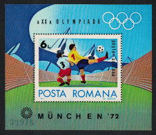Romania Football Olympic Games Munich MS 1972 MNH SG#MS3920 - Unused Stamps