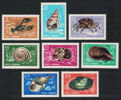 Romania Crustaceans And Molluscs 8v 1966 MNH SG#3412-3419 MI#2544-2551 - Ongebruikt