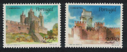 Portugal Castles 1st Series 2v 1986 MNH SG#2037-2038 MI#1680-1681 - Ungebraucht