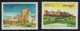 Portugal Castles 3rd Series 2v 1986 MNH SG#2054-2055 - Neufs