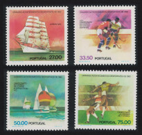 Portugal Football Sailing Hockey Sporting Events 4v 1982 MNH SG#1873-1876 - Unused Stamps