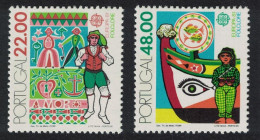 Portugal Folklore Europa CEPT 2v 1981 MNH SG#1840-1841 - Unused Stamps
