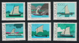 Portugal River Boats 6v 1981 MNH SG#1824-1829 - Unused Stamps