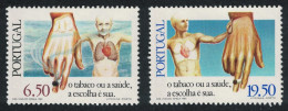 Portugal Anti-Smoking Campaign 2v 1980 MNH SG#1820-1821 - Unused Stamps