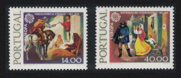Portugal Europa CEPT 2v Phosphor Paper 1979 MNH SG#1751-1752 MI#1441y-1442y - Unused Stamps