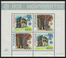 Portugal Europa CEPT Monuments MS 1978 MNH SG#MS1716 MI#Block 23 - Unused Stamps