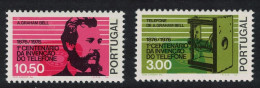 Portugal Telephone Centenary 2v 1976 MNH SG#1597-1598 - Ungebraucht