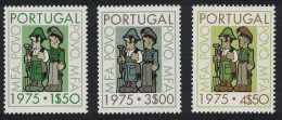 Portugal Cultural Progress 3v 1975 MNH SG#1561-1563 - Ongebruikt