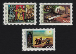 Portugal 600th Anniversary Of Law Of 'Sesmarias' Uncultivated Land 3v 1976 MNH SG#1606-1608 - Ongebruikt