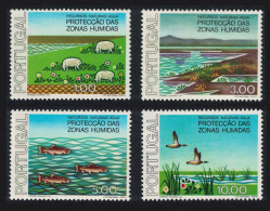 Portugal Birds Fish Sheep Water Conservation 4v 1976 MNH SG#1628-1631 MI#1335-1338 - Nuovi