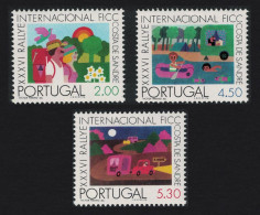 Portugal 36th International Camping And Caravanning Federation Rally 3v 1975 MNH SG#1574-1576 - Unused Stamps