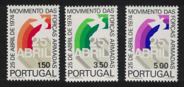 Portugal Armed Forces 3v 1974 MNH SG#1555-1557 - Ungebraucht