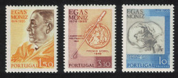 Portugal Birth Centenary Of Professor Egas Moniz Brain Surgeon 3v 1974 MNH SG#1558-1560 - Ungebraucht