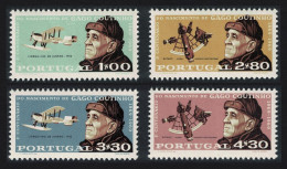 Portugal Birth Centenary Of Gago Coutinho Aviator 4v 1969 MNH SG#1370-1373 - Unused Stamps