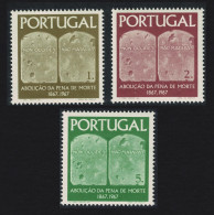 Portugal Abolition Of Death Penalty In Portugal 3v 1967 MNH SG#1332-1334 - Ungebraucht