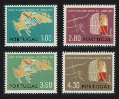 Portugal Inauguration Of Lisnave Shipyard Lisbon 4v 1967 MNH SG#1322-1325 - Unused Stamps