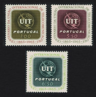 Portugal ITU 3v 1965 MNH SG#1268-1270 - Unused Stamps