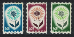 Portugal Europa CEPT 3v 1964 MNH SG#1249-1251 - Ungebraucht