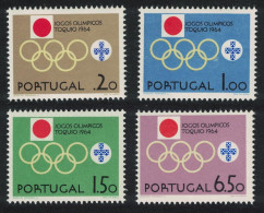 Portugal Olympic Games Tokyo 4v 1964 MNH SG#1254-1257 - Unused Stamps