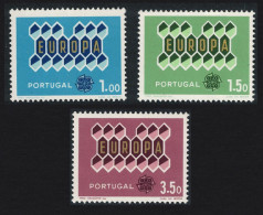 Portugal Europa CEPT Honeycomb 3v 1962 MNH SG#1213-1215 - Unused Stamps