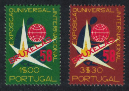 Portugal Brussels International Exhibition 2v 1958 MNH SG#1148-1149 - Ungebraucht