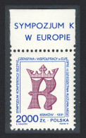 Poland Cultural Heritage Symposium Cracow Top Margin 1991 MNH SG#3358 - Ongebruikt