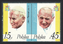 Poland 3rd Papal Visit 2v 1987 MNH SG#3112-3113 - Ungebraucht