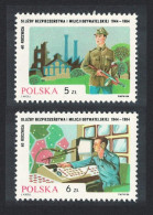 Poland 40th Anniversary Of Security Force And Civil Militia 2v 1984 MNH SG#2953-2954 - Neufs