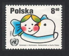 Poland United Nations Declaration 1980 MNH SG#2710 - Unused Stamps