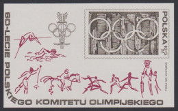 Poland 60th Anniversary Of Polish Olympic Committee MS 1979 MNH SG#MS2604 Sc#B136 - Neufs