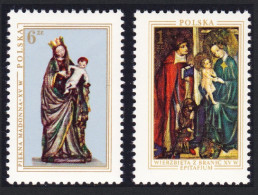 Poland Polish Art 2v 1976 MNH SG#2461-2462 Sc#2185-2186 - Unused Stamps