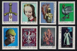 Poland Polish Art 8v 1973 MNH SG#2222-2229 - Unused Stamps