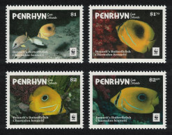 Penrhyn WWF Bennett's Butterflyfish 'Chaetodon Bennetti' 4v 2017 MNH SG#685-688 MI#825-828 - Penrhyn