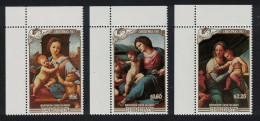 Penrhyn Paintings By Raphael Christmas 3v Corners 1987 MNH SG#415-417 Sc#354-356 - Penrhyn