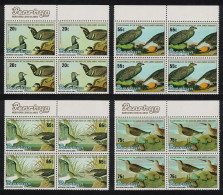 Penrhyn Duck Grouse Sandpiper Dunlin Birds Audubon 4v 1985 MNH SG#373-376 - Penrhyn