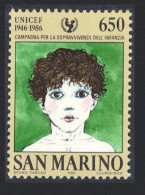 San Marino 40th Anniversary Of UNICEF Child Survival Campaign 1986 MNH SG#1277 - Unused Stamps