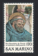 San Marino Saint Benedict Of Nursia 1980 MNH SG#1137 Sc#978 - Ungebraucht